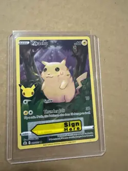 2021 Pokemon SWSH Celebrations Pikachu Holo #005/025 Ylw - Image 5