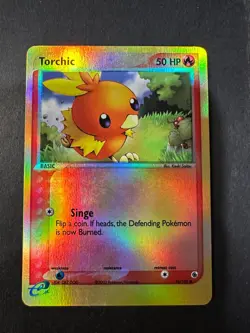 Pokemon TCG - Torchic 74/109 Reverse Holo - EX Ruby & Saphhire NM- - Image 1