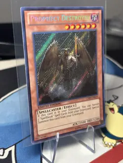 Yugioh Prophecy Destroyer CT09-EN019 Secret Rare Limited Edition LP - Image 2