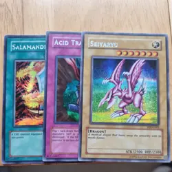 SDD Set - Seiyaru Acid Trap Hole Salamandra Prismatic Secret Rare - Yugioh - Image 1