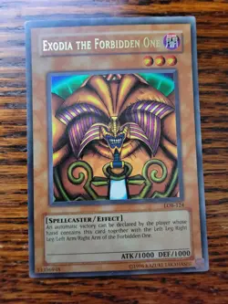 Yu-Gi-Oh! Exodia The Forbidden One LOB-124 Ultra Rare Unlimited - MP - Image 1