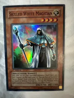 YUGIOH SKILLED WHITE MAGICIAN MFC-064 1st Edition HOLO NEVER PLAYED NM - Image 1