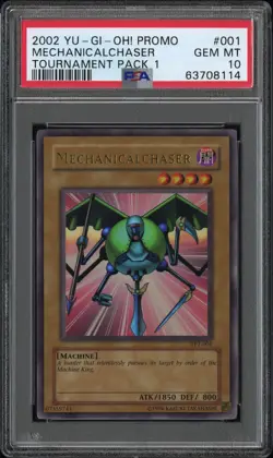 Yugioh PSA 10 2002 Mechanicalchaser TP1-001 Ultra Rare *8114 - Image 1