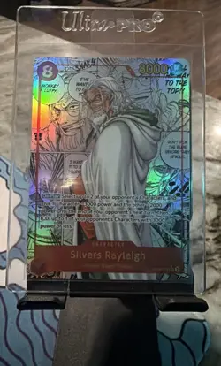 Bandai One Piece CCG Silvers Rayleigh OP08-118 Two Legends Secret Rare Foil 800 - Image 1