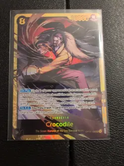 One Piece Card Game TCG Crocodile OP14-120 SEC - Image 1