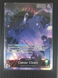 One Piece Caesar Clown Alternate Art Leader OP10-002 Royal Blood - Image 1