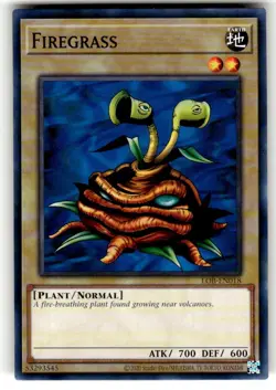 Yugioh! Firegrass - LOB-EN018 - Common - Unlimited 25th Anniversary Edition Near - Image 1