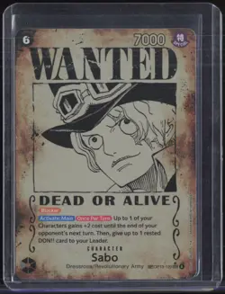 One Piece Carrying On His Will Wanted Poster #OP13-120 Sabo - Image 1