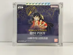 One Piece OP01 Blue Bottom BOX ENGLISH PRE-ERRATA GRADE GEM MINT 10 Romance Dawn - Image 1