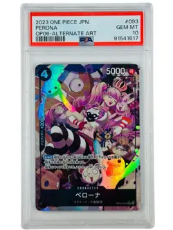 2023 One Piece JPN Perona OP06 Alternate Art PSA 10 - Image 1
