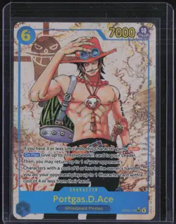 One Piece Carrying On His Will Alternate Art #OP13-119 Portgas D. Ace #1 - Image 1