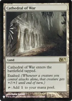 Cathedral of War: MtG Magic the Gathering The List Rare NM Card - Image 1