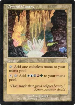 Crystal Quarry ~ Odyssey [ Excellent ] [ Magic MTG ] VLP Card - Image 1