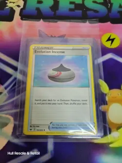 4x EVOLUTION INCENSE 163/202 Sword & Shield Playset Trainer Pokemon Card NM - Image 3
