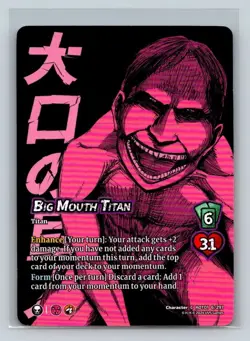 Big Mouth Titan - Attack on Titan: Battle for Humanity AOT1 Trading Card - Image 1