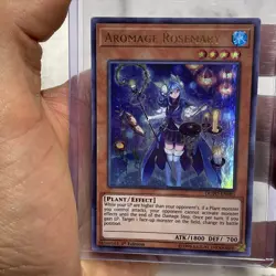 YUGIOH AROMAGE ROSEMARY DUPO-EN083 Yu-Gi-Oh! Card Holo Rare LP Lightly Played - Image 2