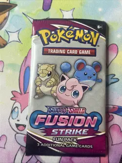 Pokemon Card TCG Sample Sword And Shield Fusion Strike Fun Pack NEW AND SEALED - Image 1