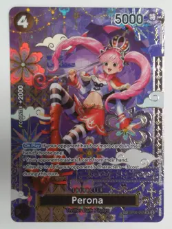 Perona [SP] OP06-093 One Piece Azure Sea's Seven NEAR MINT - Image 3