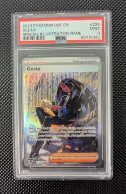 Pokemon Geeta TCG Card 226/197 Special Illustration Rare, Obsidian Flames Psa 9 - Image 1