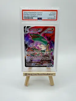 PSA 10 - Sword & Shield - Silver Tempest Rayquaza VMAX TG20/TG30 Trainer Gallery - Image 1