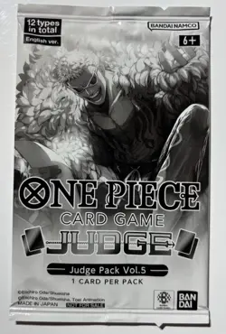 One Piece Card Game TCG Promo Judge Pack Vol. 5 *Sealed English Version - Image 1