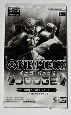 One Piece Card Game TCG Promo Judge Pack Vol. 2 *Sealed English Version - Image 1