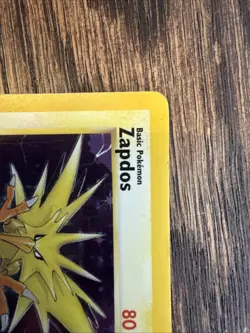 Zapdos 15/62 Fossil Holo First 1st Edition Pokemon Card TCG (MP) Base Set Rare - Image 2