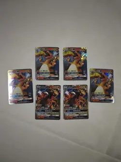 Pokemon txg Charizard gx 6 cards nm JM64 - Image 1