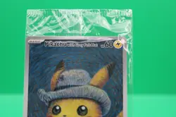 Van Gogh Pikachu with Grey Felt Hat SVP 085 Promo Pokemon Card New Sealed - Image 2