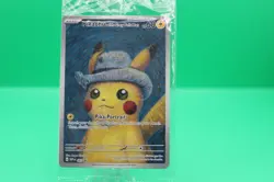 Van Gogh Pikachu with Grey Felt Hat SVP 085 Promo Pokemon Card New Sealed - Image 3