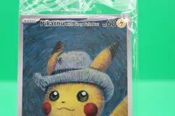 Van Gogh Pikachu with Grey Felt Hat SVP 085 Promo Pokemon Card New Sealed - Image 4