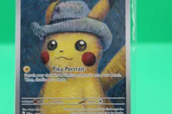 Van Gogh Pikachu with Grey Felt Hat SVP 085 Promo Pokemon Card New Sealed - Image 5