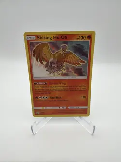 Pokemon TCG Shining Ho-Oh SM70 Black Star Promo Holo Card NM Condition - Image 1