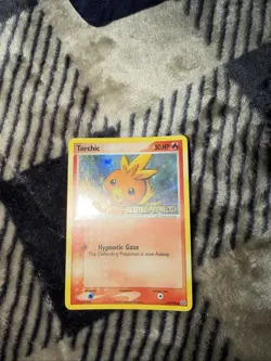 Torchic 69/106 EX Emerald 2005 Reverse Holo Foil Stamped Pokemon Card TCG - MP - Image 1