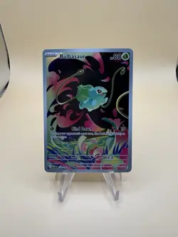 Pokemon Mega Evolution Bulbasaur Illustration Card 133/132 - Image 1