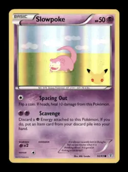 Slowpoke Generations Holo 20th Anniversary Promo Card 32/83 NM - Image 1