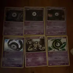 Pokemon TCG Unown Card Lot World Championships 2008 Regular Holo 6 Cards - Image 1