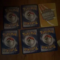 Pokemon TCG Unown Card Lot World Championships 2008 Regular Holo 6 Cards - Image 2