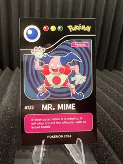 Mr. Mime #122 - Pokedex Black Kanto 2024 - Pokemon Card NM - Image 1