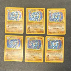 Pokemon TCG 6 Card lot Machamp 1st Edition Holo Base Set - Image 1