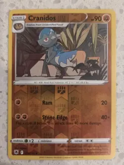 Cranidos 076/189 Reverse Holo Card Astral Radiance Pokemon Tcg Card NM +🎁 - Image 1