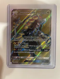 Kommo-o GX (Full Art) 141/145 SM - Guardians Rising - Pokemon Card - NM - Image 1