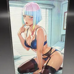 Lucy Cyberpunk Anime Waifu Card Doujin ACG Goddess Holo - Image 1