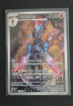 Pokemon TCG Card Ceruledge 197/191 Surging Sparks Illustration Rare Holo - NM - Image 1