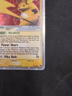 Raichu ex 97/106 Ultra Rare Holo - Pokemon Emerald - Vintage MP - Image 5