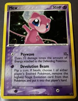 Pokemon TCG English 2005 Holo Basic Card Lot Celebi 029 Mew 040 2 Cards - Image 3