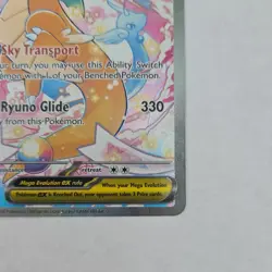 Pokemon Mega Dragonite EX ASCEN Full Art Holo Rare Mega Evolution 290/217 - Image 3