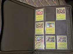 Pokemon Surging Sparks Set - Incomplete Custom Engraved Pikachu Binder READ Desc - Image 2