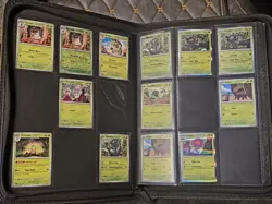 Pokemon Surging Sparks Set - Incomplete Custom Engraved Pikachu Binder READ Desc - Image 3