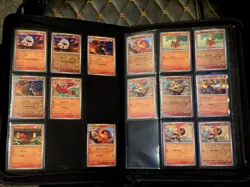 Pokemon Surging Sparks Set - Incomplete Custom Engraved Pikachu Binder READ Desc - Image 5